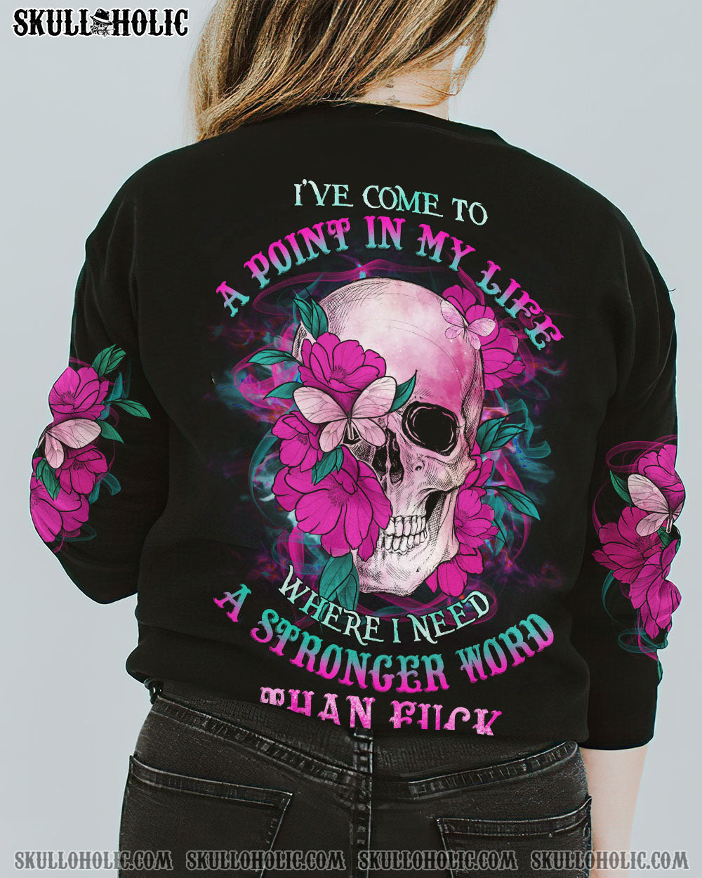 I'VE COME TO A POINT SKULL ALL OVER PRINT - YHHG3011222