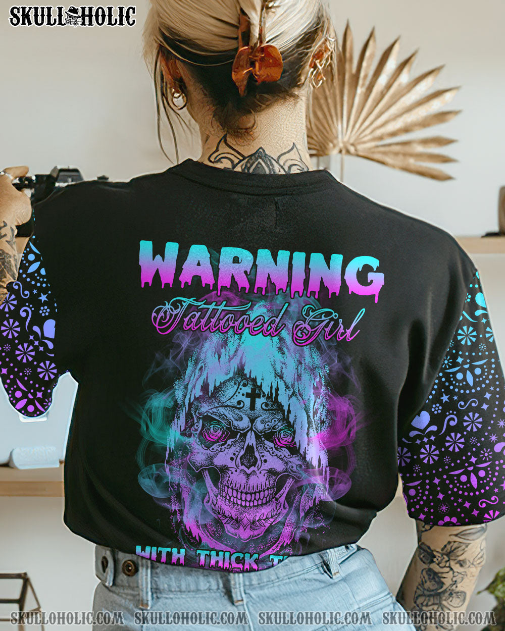 WARNING THIS GIRL REAPER ALL OVER PRINT - TLNZ1210223