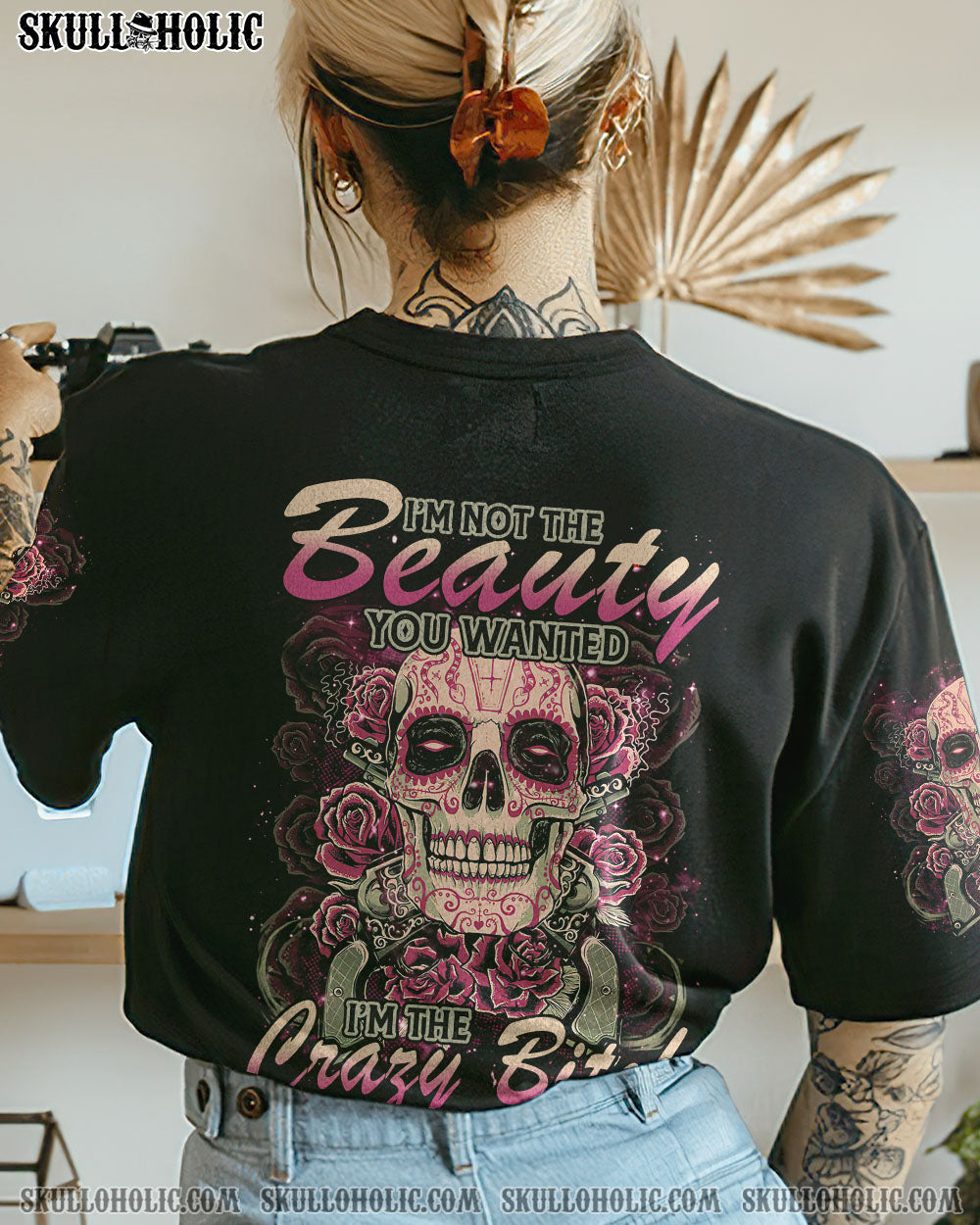 I'M THE CRAZY B SUGAR SKULL G ALL OVER PRINT - TLTM2209223