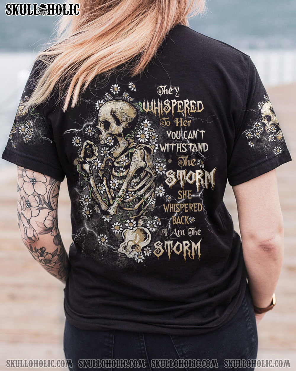 I AM THE STORM DAISY SKELETON ALL OVER PRINT - TLTW0610221