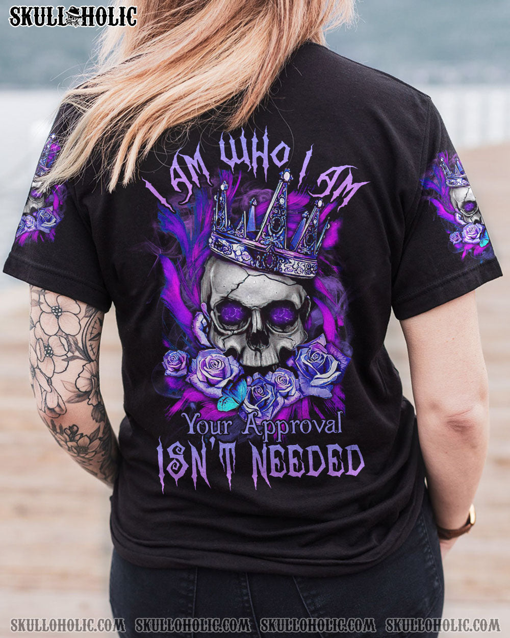 I AM WHO I AM CROWN SKULL ALL OVER PRINT - TLTR2909221