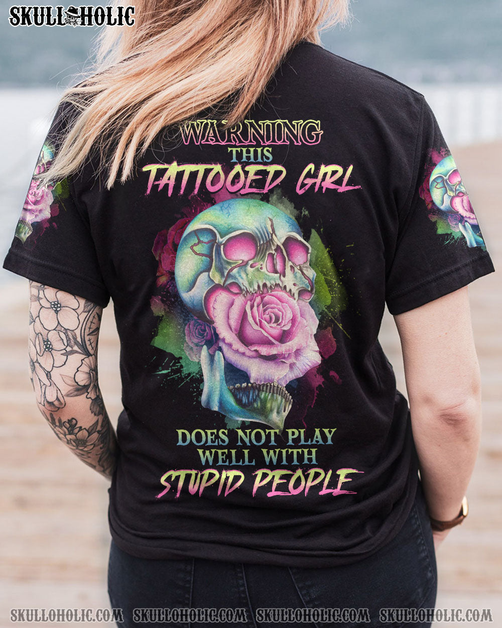 WARNING THIS TATTOOED GIRL ALL OVER PRINT - YHHG3110224