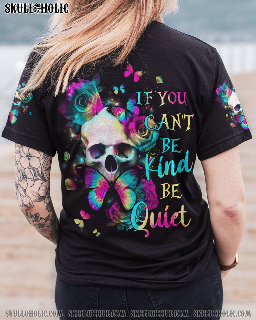 IF YOU CAN'T BE KIND SKULL ALL OVER PRINT - TLTW0110222