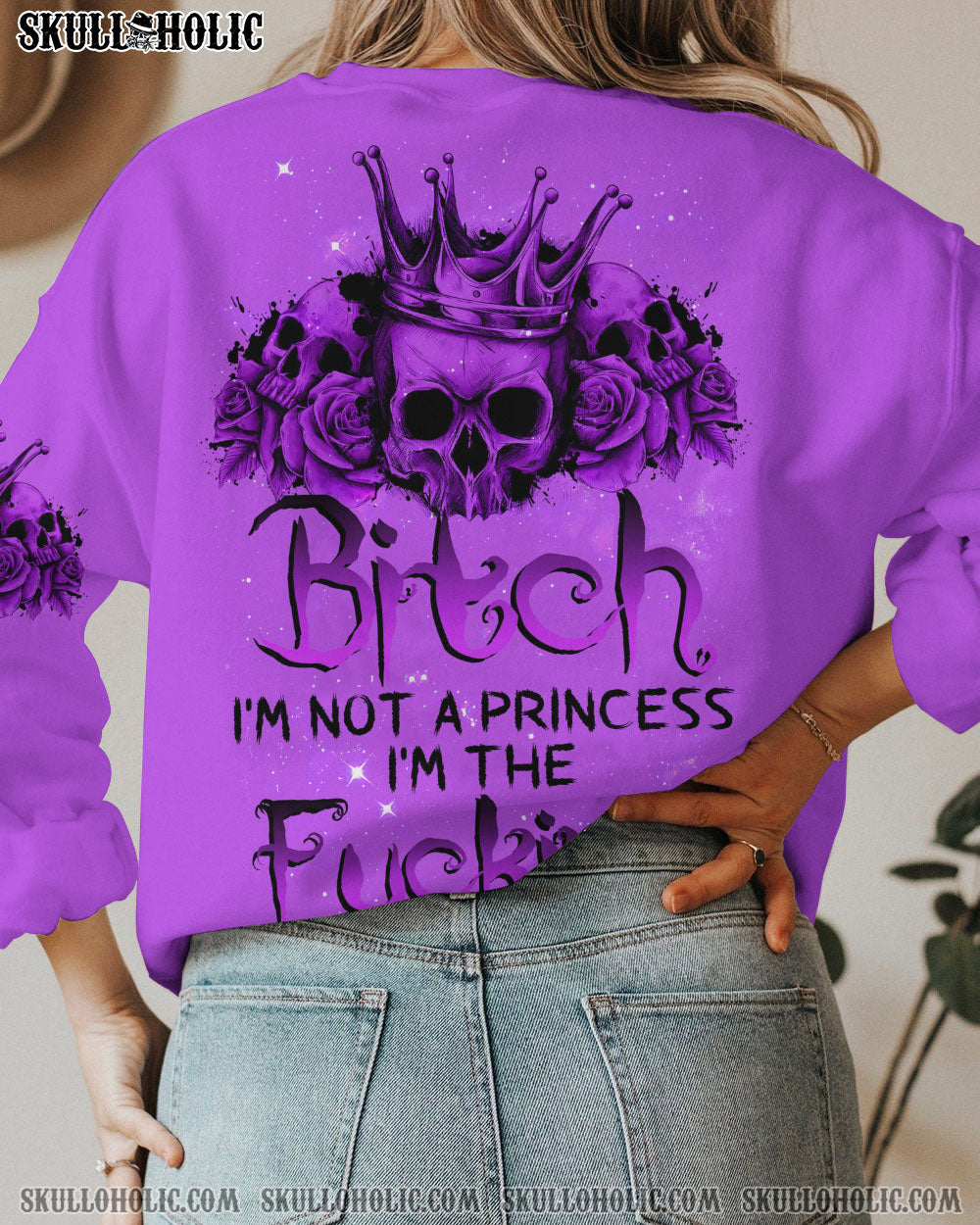 I'M THE FKING QUEEN PURPLE ALL OVER PRINT - TLNZ1001231