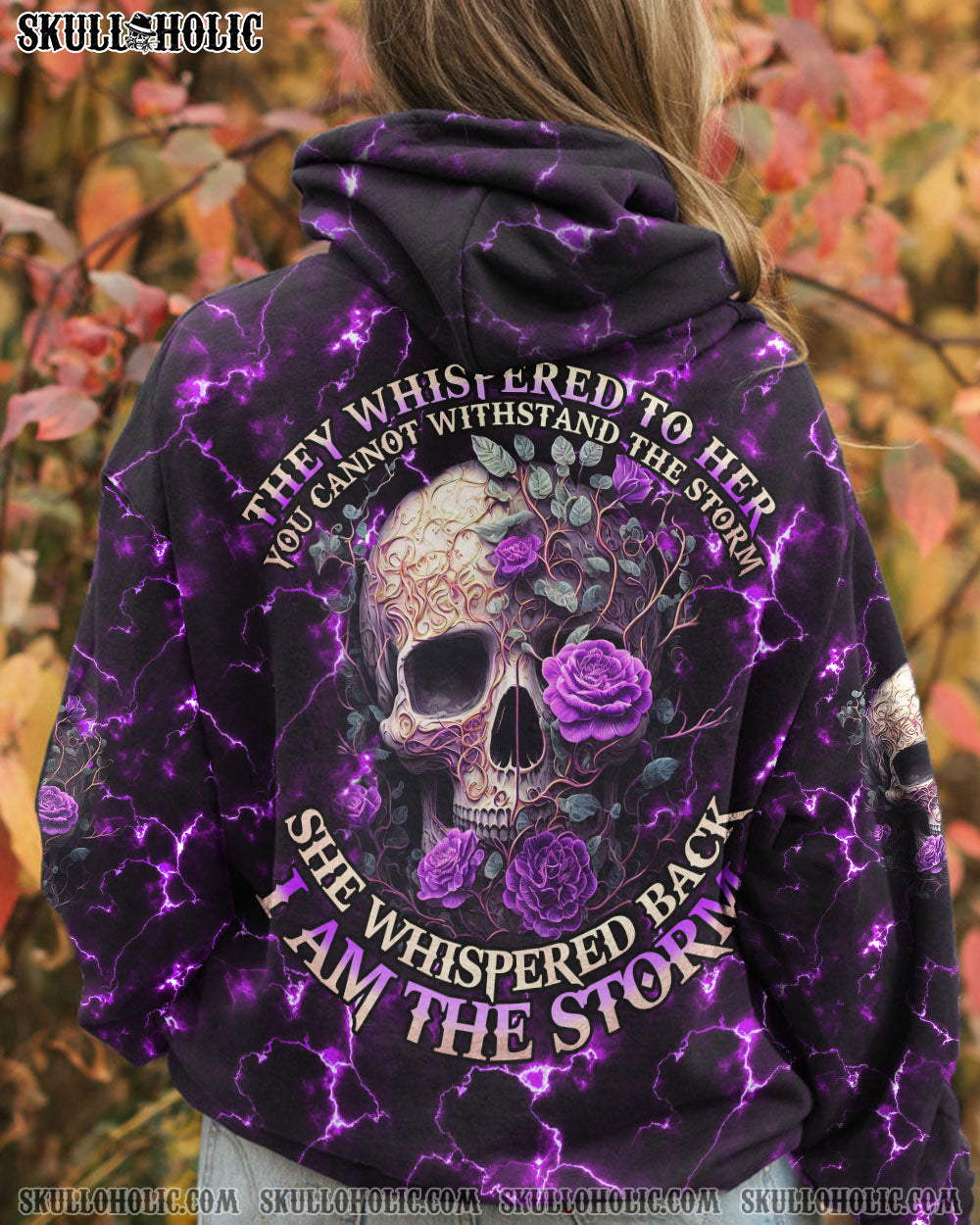 I AM THE STORM ROSE SKULL ALL OVER PRINT - TLNO2703234