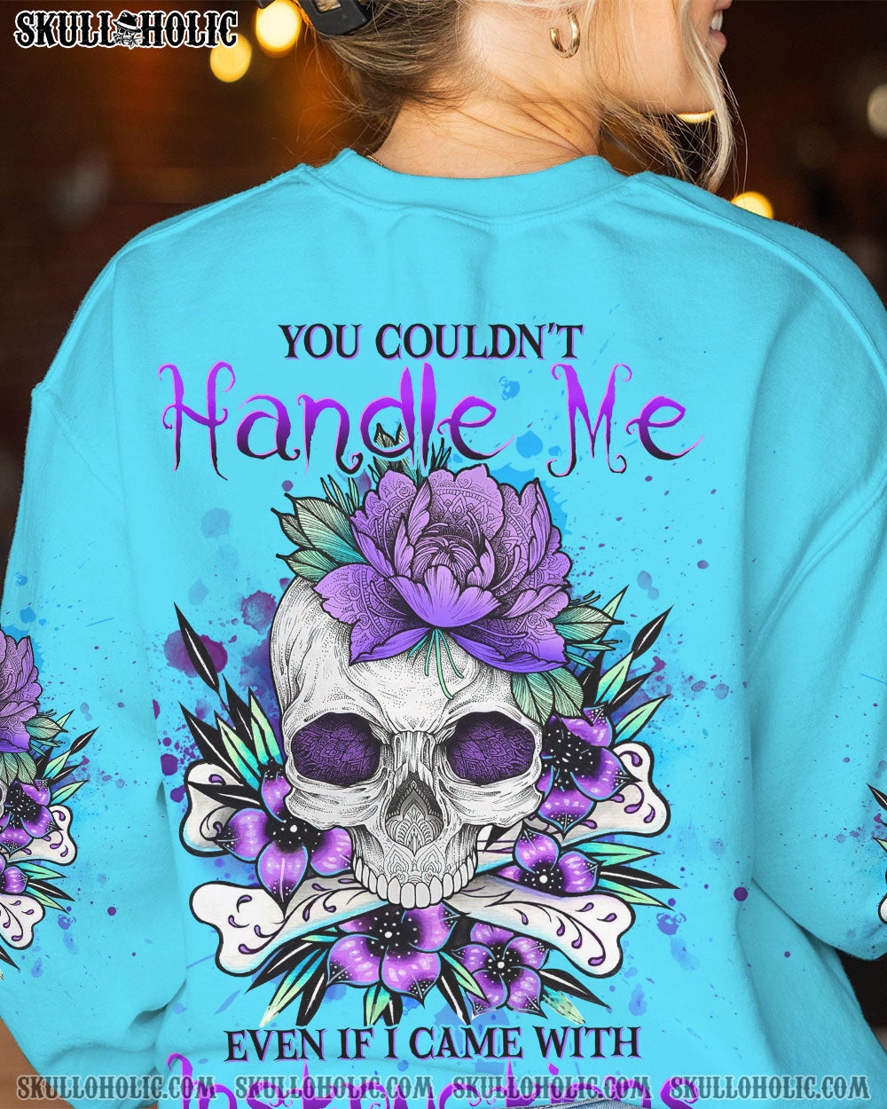 YOU COULDN'T HANDLE ME SKULL ALL OVER PRINT - YHHG2302233