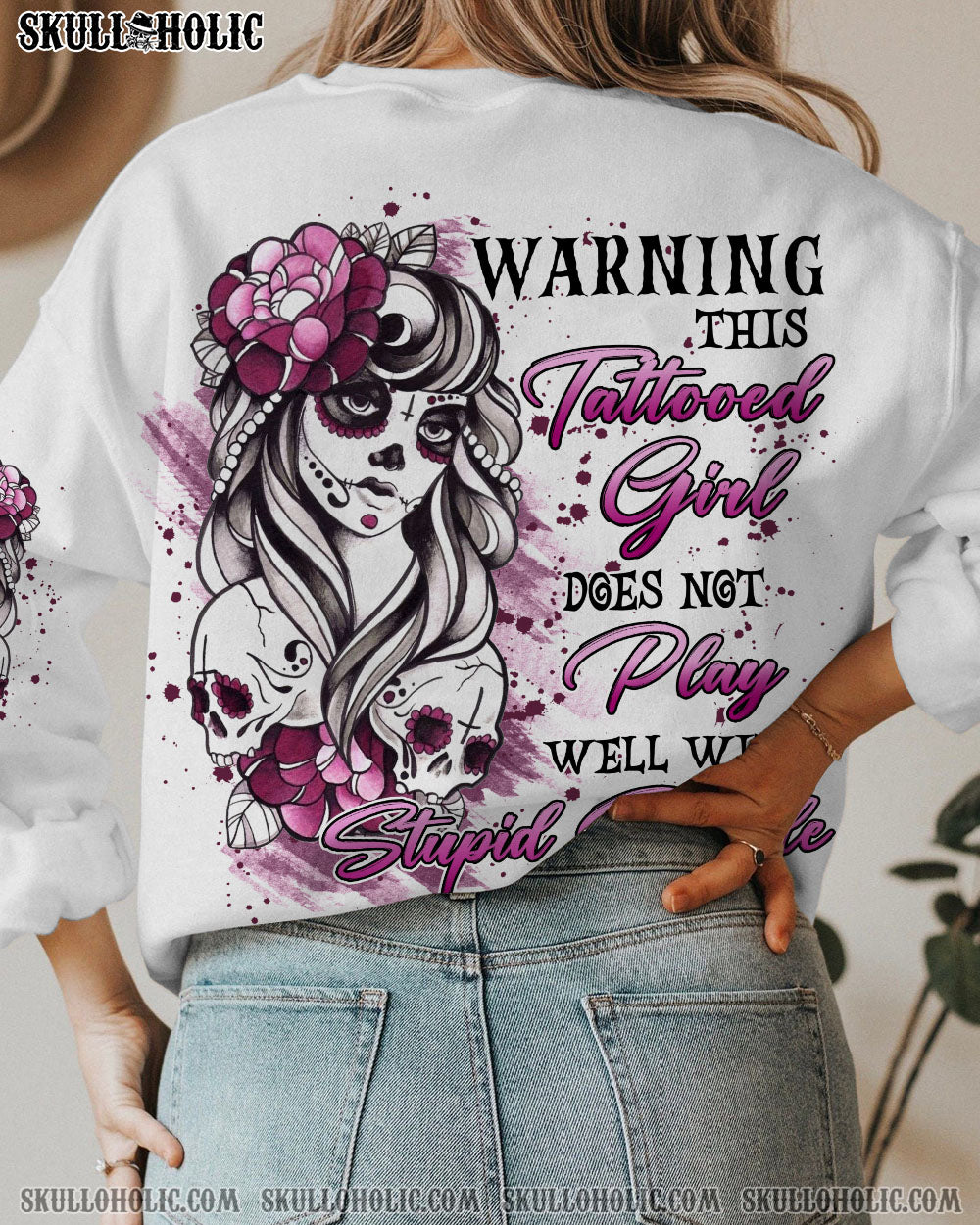 WARNING THIS TATTOOED GIRL ALL OVER PRINT - YHLN2812223