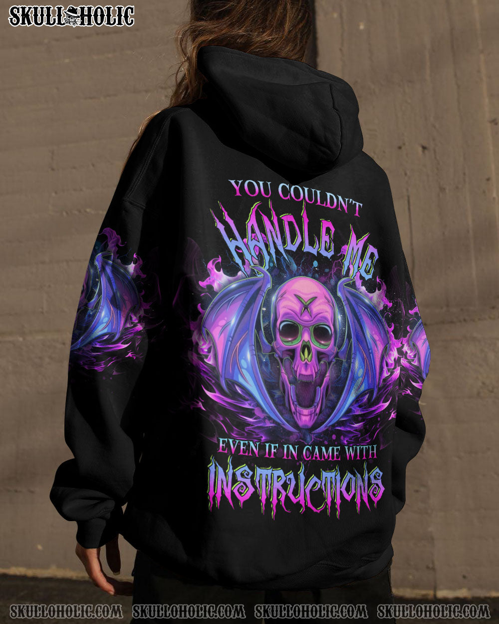 YOU COULDN'T HANDLE ME SKULL ALL OVER PRINT - YHDU3003233