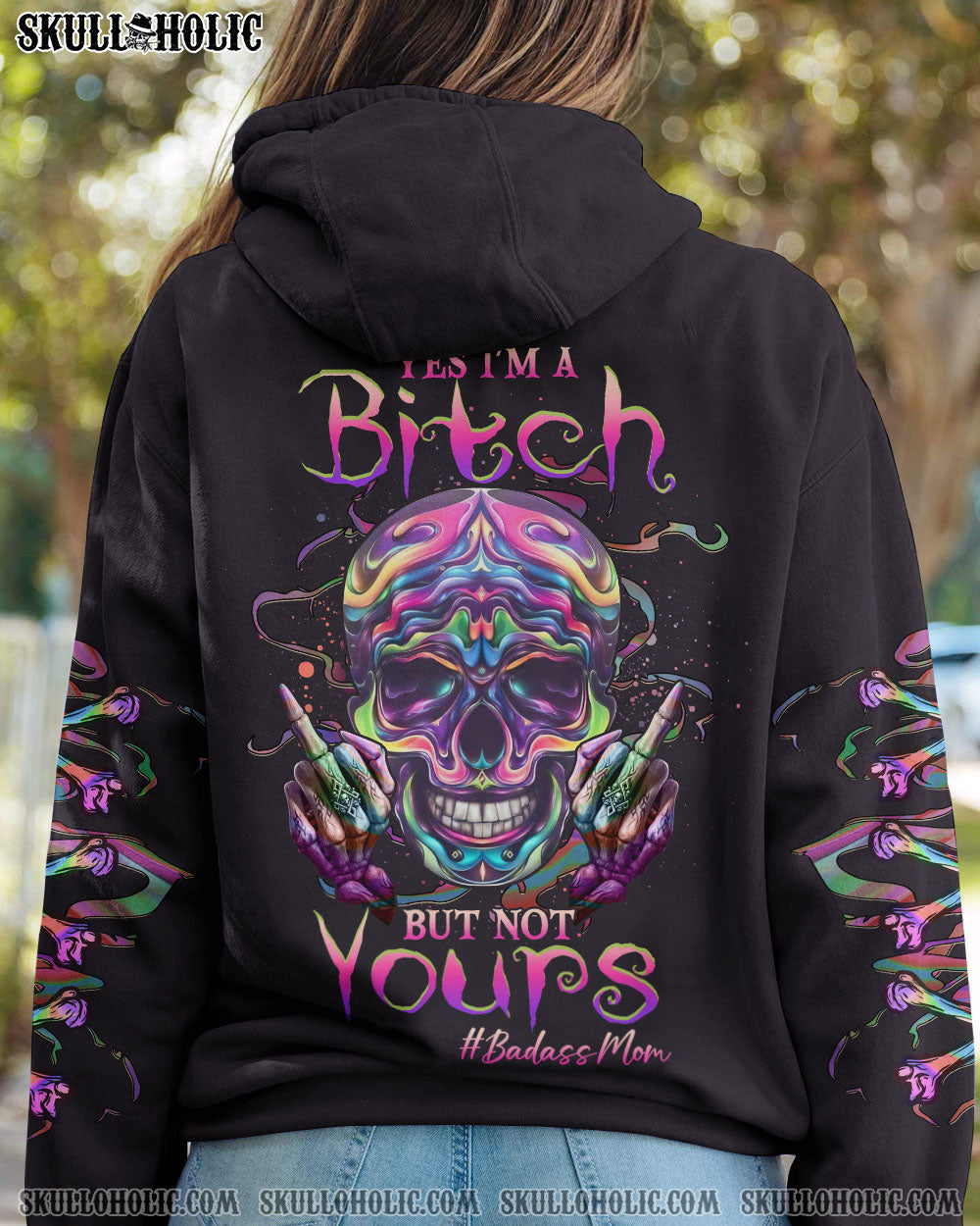 YES I'M A B BUT NOT YOURS B MOM ALL OVER PRINT - YHHG3103231