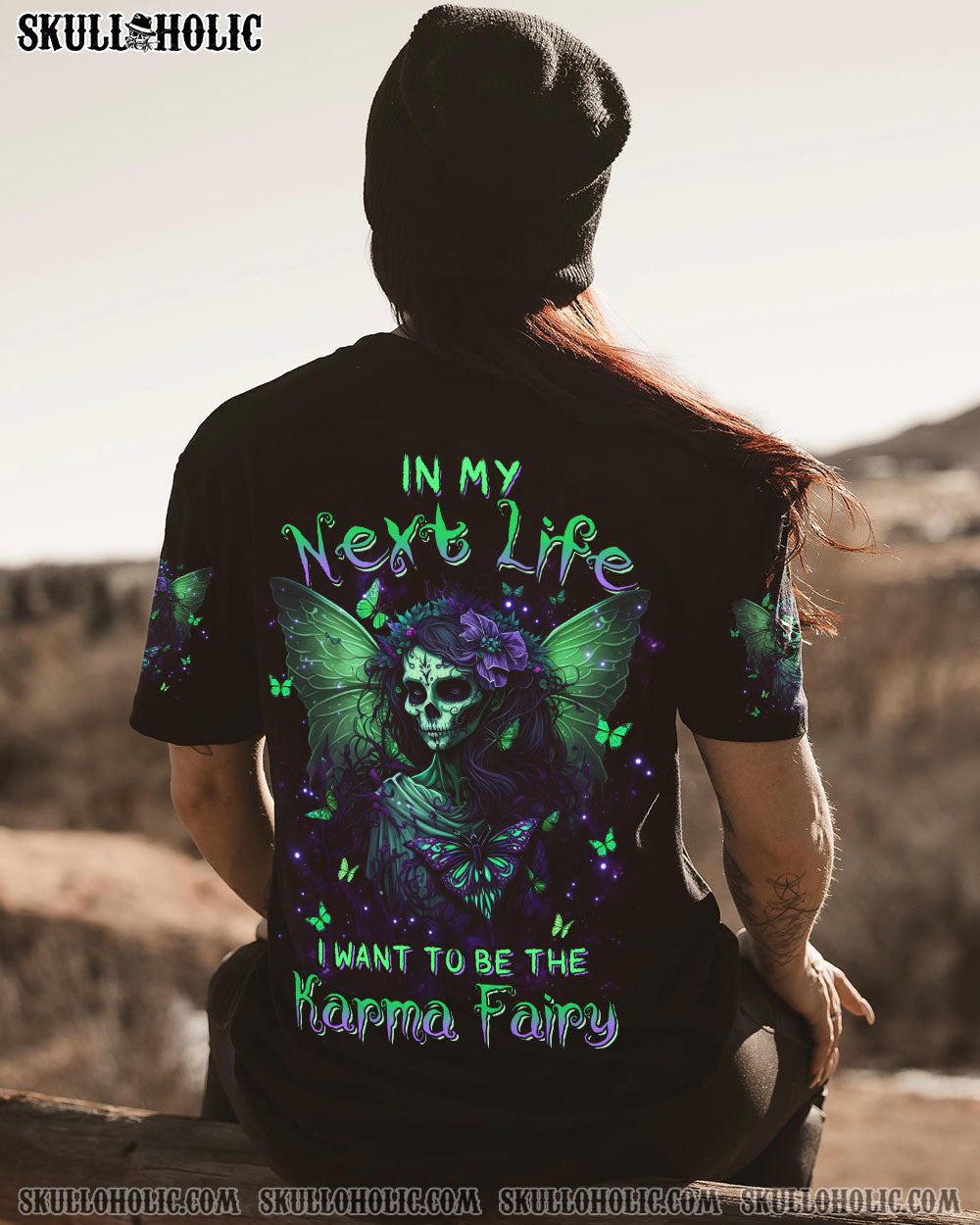 KARMA FAIRY SKULL ALL OVER PRINT - TLNZ0404231