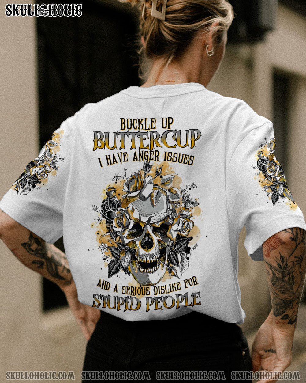 BUCKLE UP BUTTERCUP I HAVE ANGER ISSUES ALL OVER PRINT - TLTR2104231