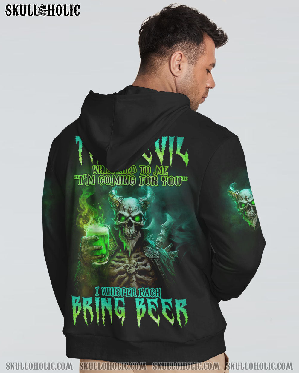 BRING BEER PATRTICK'S DAY SKULL ALL OVER PRINT - TLTM0102232