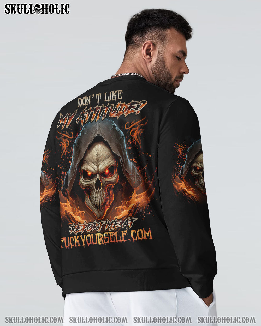 DON'T LIKE MY ATTITUDE FIRE REAPER ALL OVER PRINT - TLNO2903233