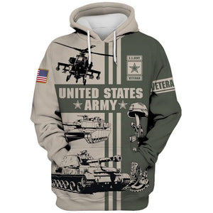 Us Army Clothing United States Army Gray USA Army Hoodie - Sweatshirt - Tshirt - Zip Hoodie