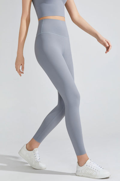 Zenana  Fit For You Full Size High Waist Active Leggings in Light