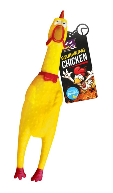 Squeezy Silicone Chicken, Dog Chew Pet Toy Approx 20cm 0065 (Parcel Ra –  [C3] Manchester Wholesale