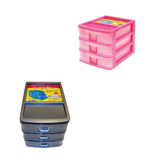 24 Plastic Compartment Box Small Organiser Storage Craft Box 19cm x 13 –  [C3] Manchester Wholesale