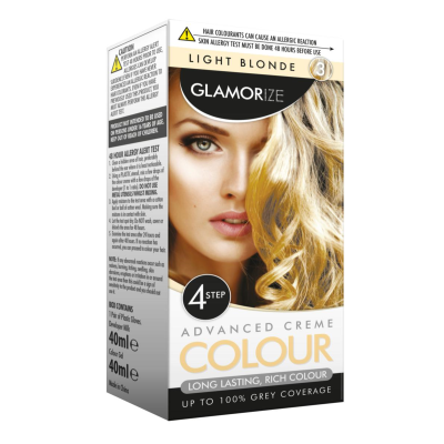 Glamorize Pro Dye Creme Colour Hair Dye for Men Shade, 1 - Black