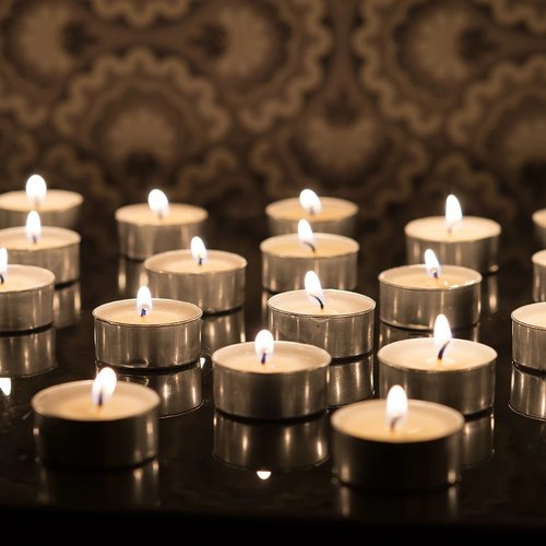 Small Candles Long lasting White Tea Wax Candles– Perfect - Temu