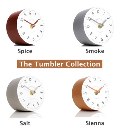 Thomas Kent London. Tumbler Mantel Clock 4'' (10cm) Salt 'NEW' - timeframedclocks