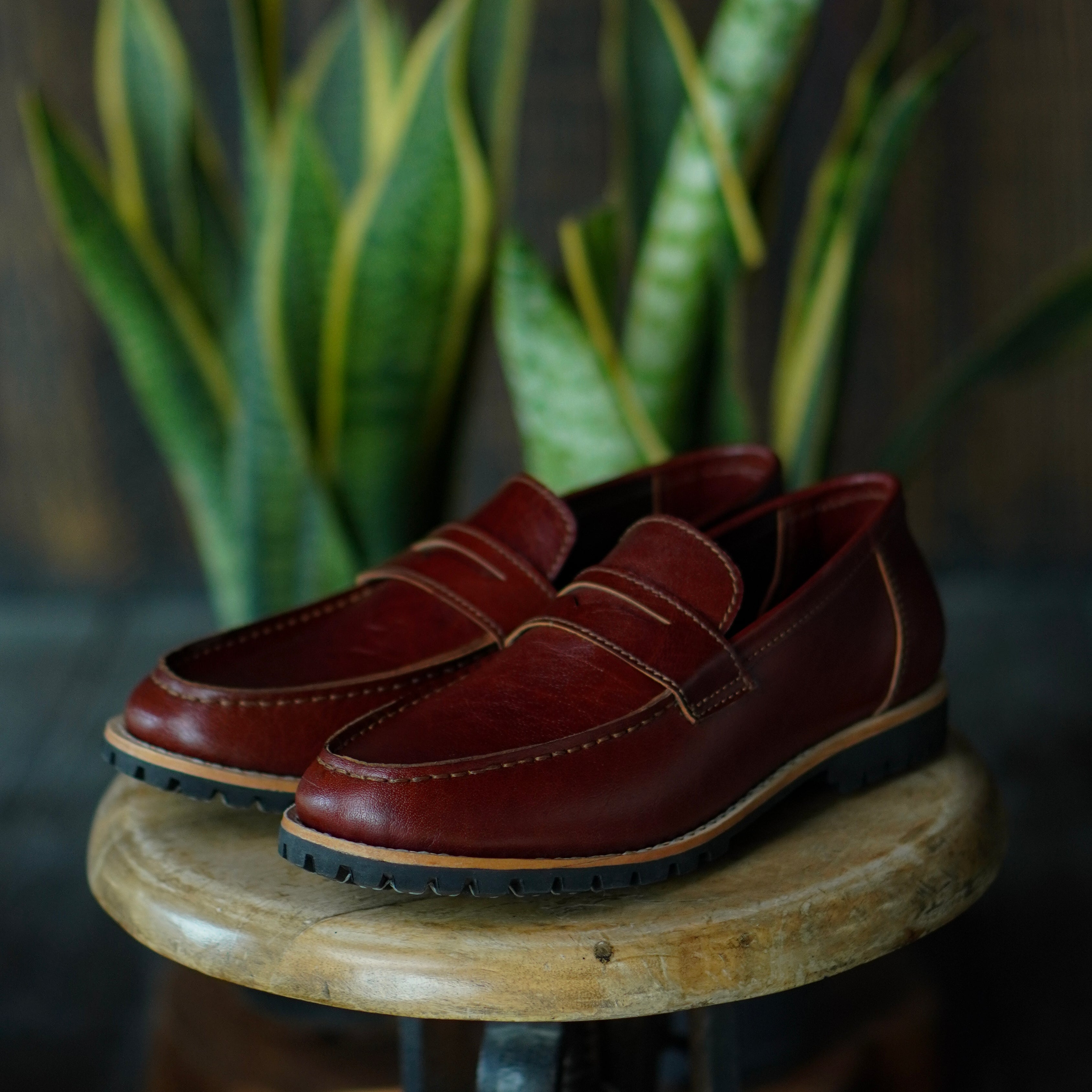 Oslo Penny Loafers (Saddle Tan) Goodyear Welted