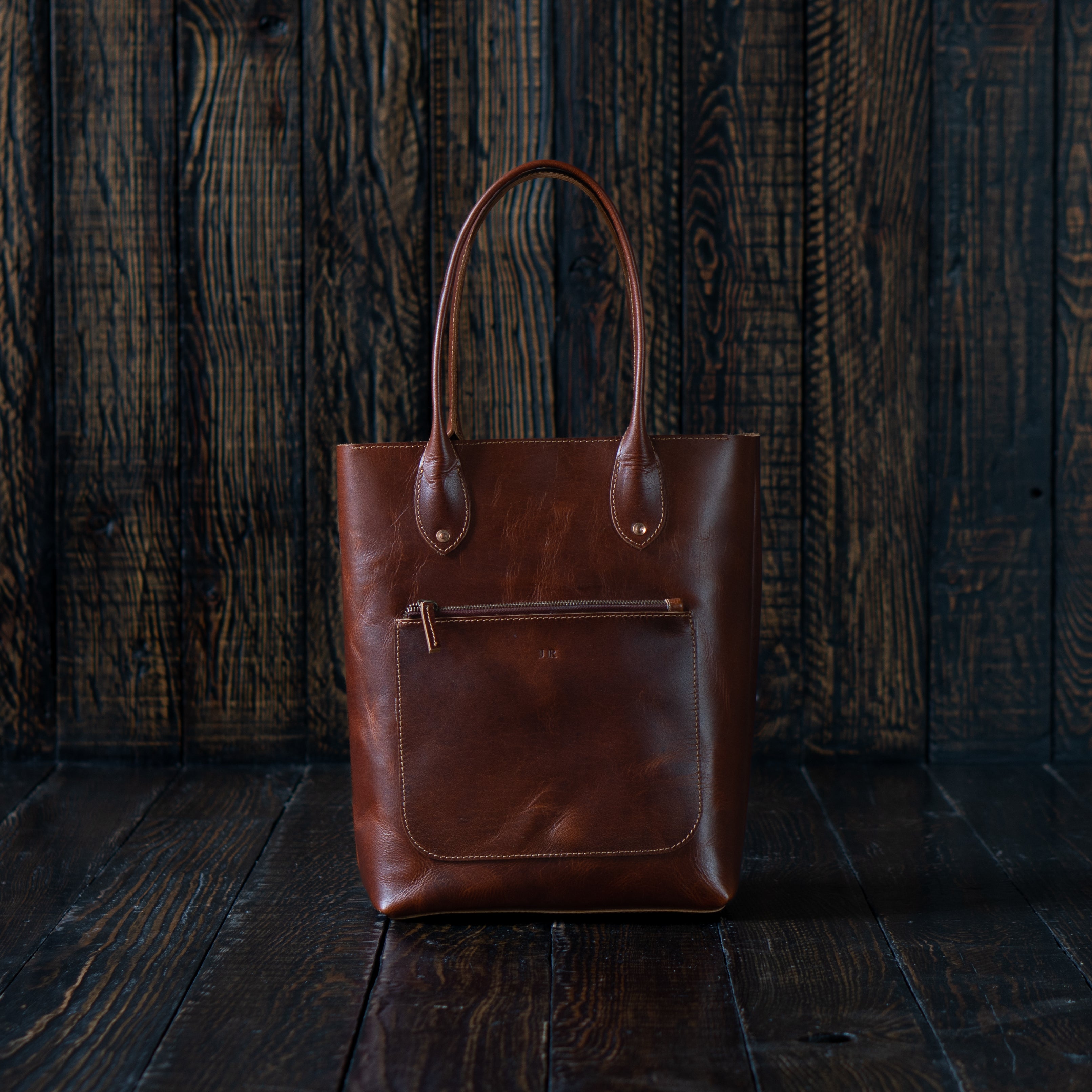 Jessica Tote Bag (Saddle Tan)