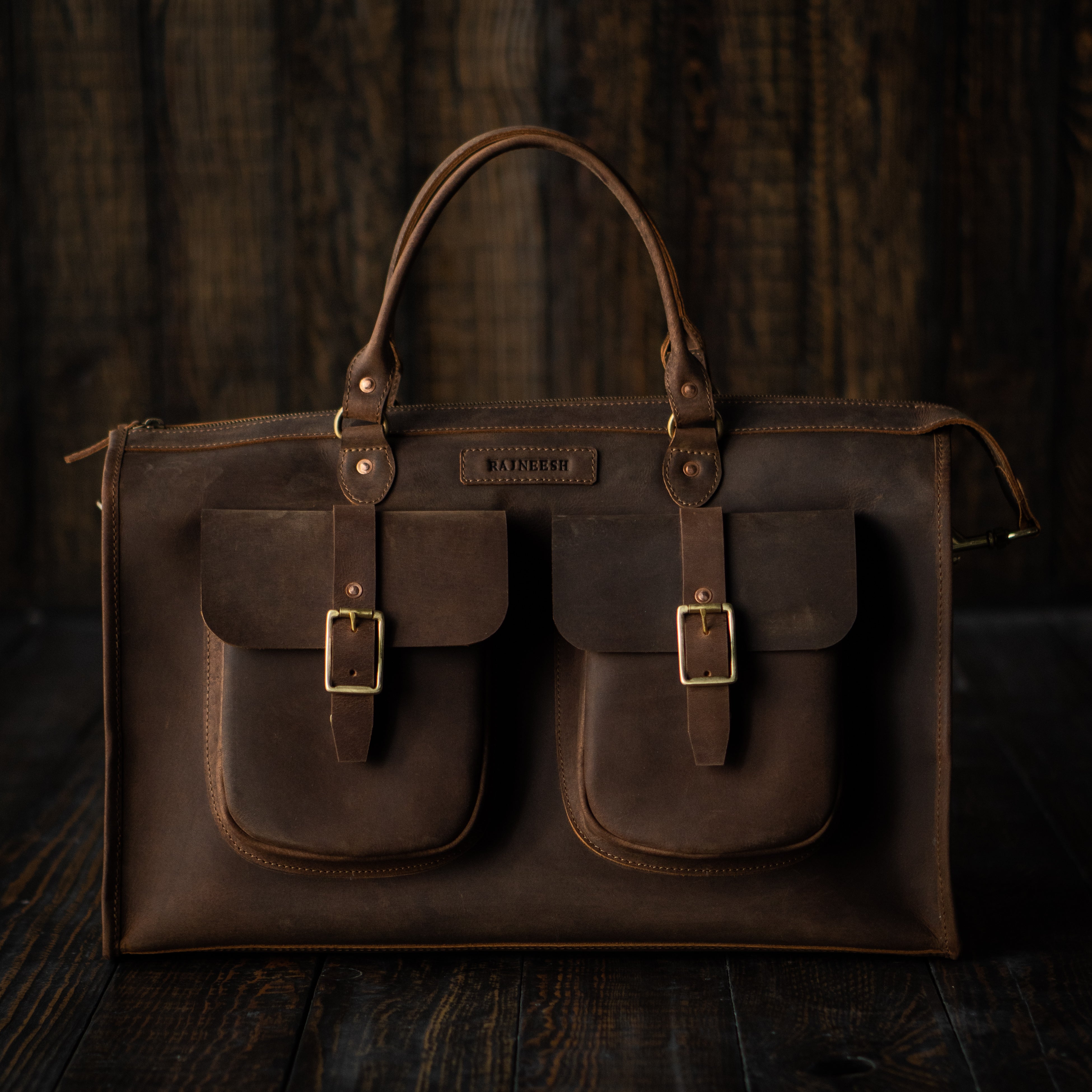 Diplomat Duffle Weekender (Vintage Brown)