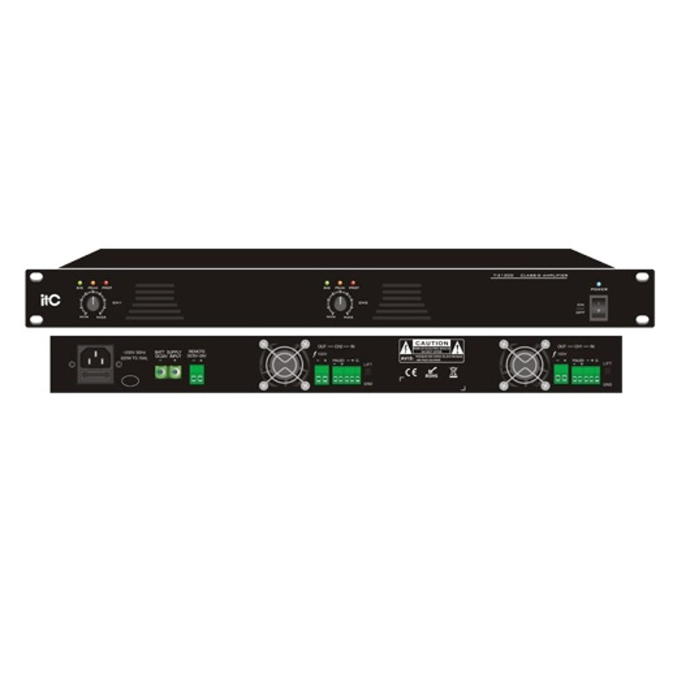 ITC T-2350D 2-Channel Class-D Power 100V Amplifier 2x350W | Professional Audio | Professional Audio, Professional Audio. Professional Audio: Public Address System, Professional Audio. Professional Audio: Voltage Amplifier | itc