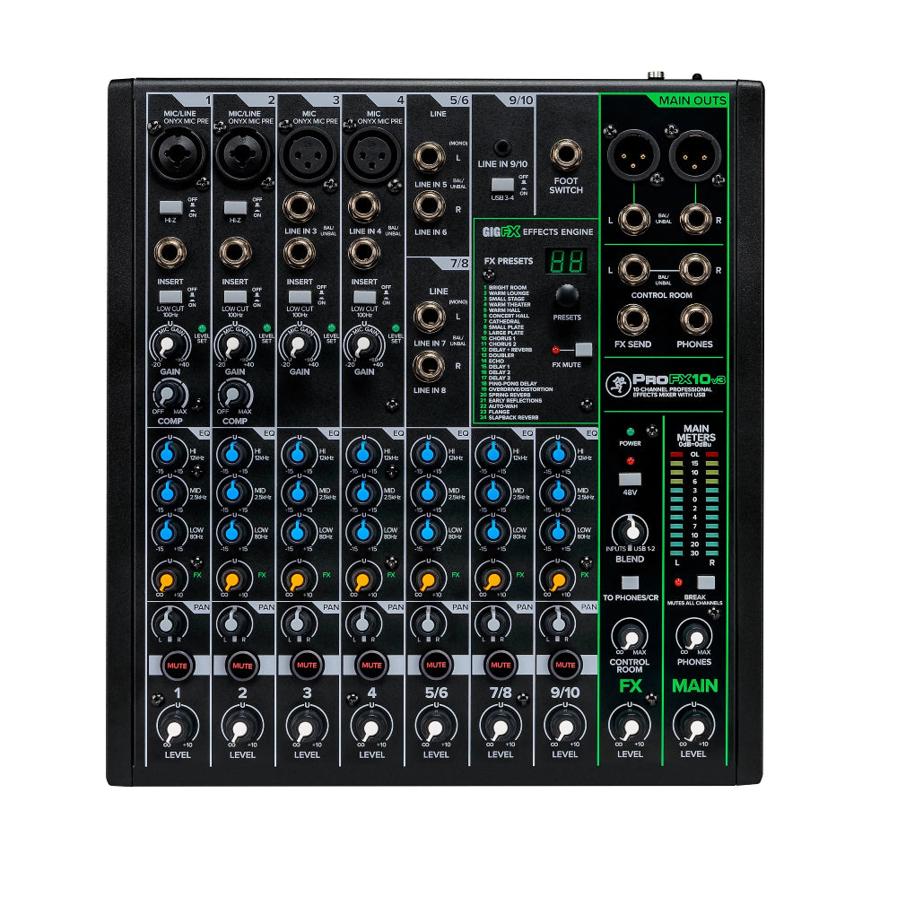 Mackie ProFX10v3 10-channel Sound Reinforcement Mixer with Built-In FX | Professional Audio | Professional Audio, Professional Audio. Professional Audio: Analog Passive Mixers, Professional Audio. Professional Audio: Audio Mixers & Amplifiers | Mackie