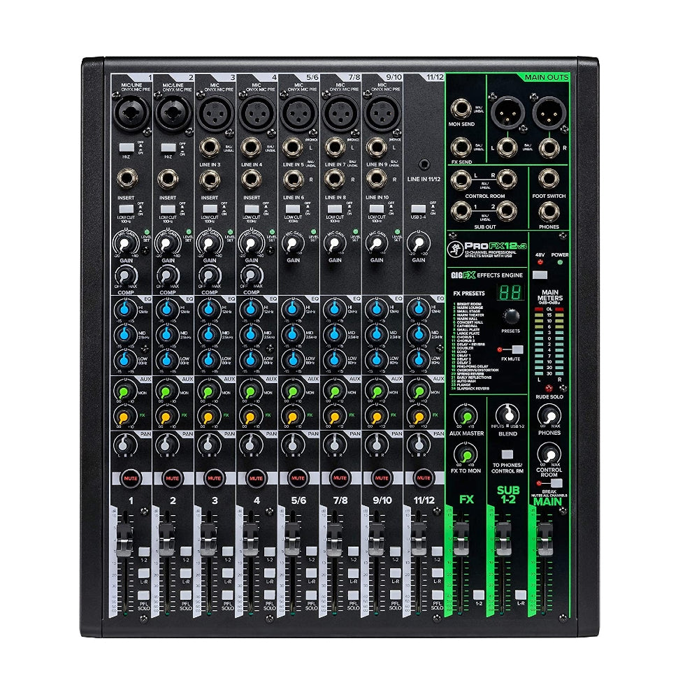 Mackie ProFX12v3 12-channel Sound Reinforcement Mixer with Built-In FX | Professional Audio | Professional Audio, Professional Audio. Professional Audio: Analog Passive Mixers, Professional Audio. Professional Audio: Audio Mixers & Amplifiers | Mackie