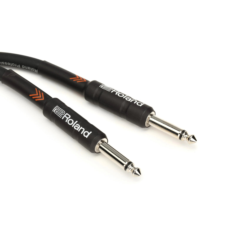 Roland RIC-B10 Black Series Instrument Cable - 1/4-inch TS Male to 1/4-inch TS Male - 10-foot | Musical Instruments Accessories | Musical Instruments. Musical Instruments: Accessories By Categories, Musical Instruments. Musical Instruments: Guitar & Bass Accessories, Musical Instruments. Musical Instruments: Instrument Cable, Musical Instruments. Musical Instruments: Instrument Cable & Connectors By Categories, Musical Instruments. Musical Instruments: Instrument Cable-1 | Roland