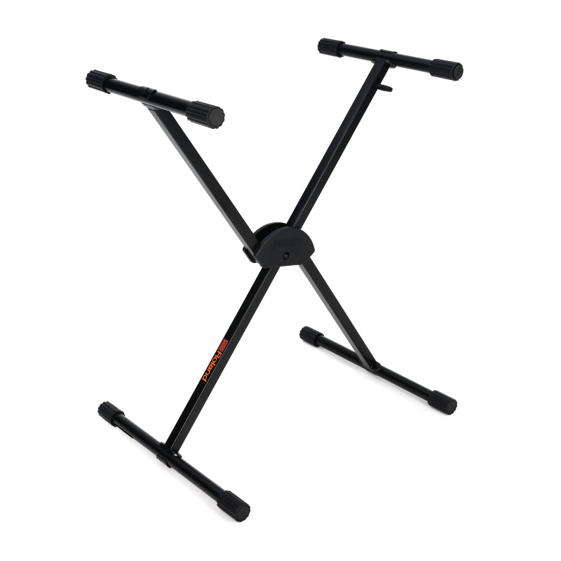 Roland KS-10X Adjustable Single-Braced X-Style Keyboard Stand | Musical Instruments Accessories | Musical Instruments. Musical Instruments: Accessories By Categories, Musical Instruments. Musical Instruments: Keyboard Stand, Musical Instruments. Musical Instruments: Stand By Categories, Professional Audio Accessories. Professional Audio Accessories: Keyboard Stand, Professional Audio Accessories. Professional Audio Accessories: Stand By Categories | Roland