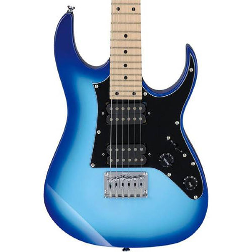 Ibanez GRGM21MBLT Gio Mikro Series 6-String RH 3/4 Electric Guitar-Blue Burst