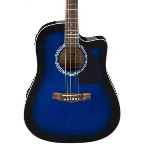 Ibanez PF15ECE-TBS Electro Acoustic Guitar – Transparent Blue Sunburst