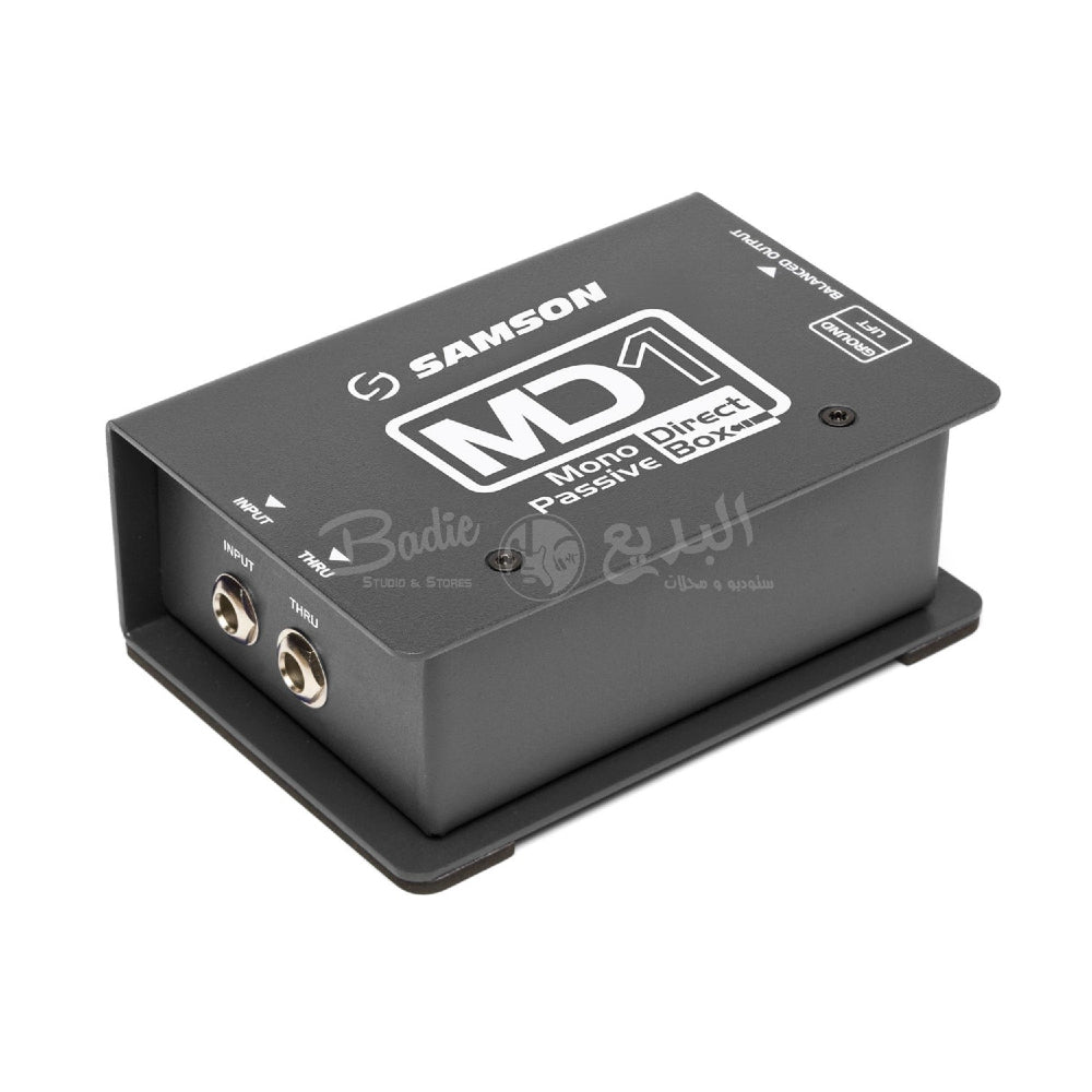 Samson MD1 1-channel Passive Direct Box | Professional Audio Accessories | Musical Instruments. Musical Instruments: Accessories By Categories, Musical Instruments. Musical Instruments: Direct Injection Boxes, Musical Instruments. Musical Instruments: Direct Injection Boxes-1, Musical Instruments. Musical Instruments: Guitar & Bass Accessories, Professional Audio Accessories | Samson