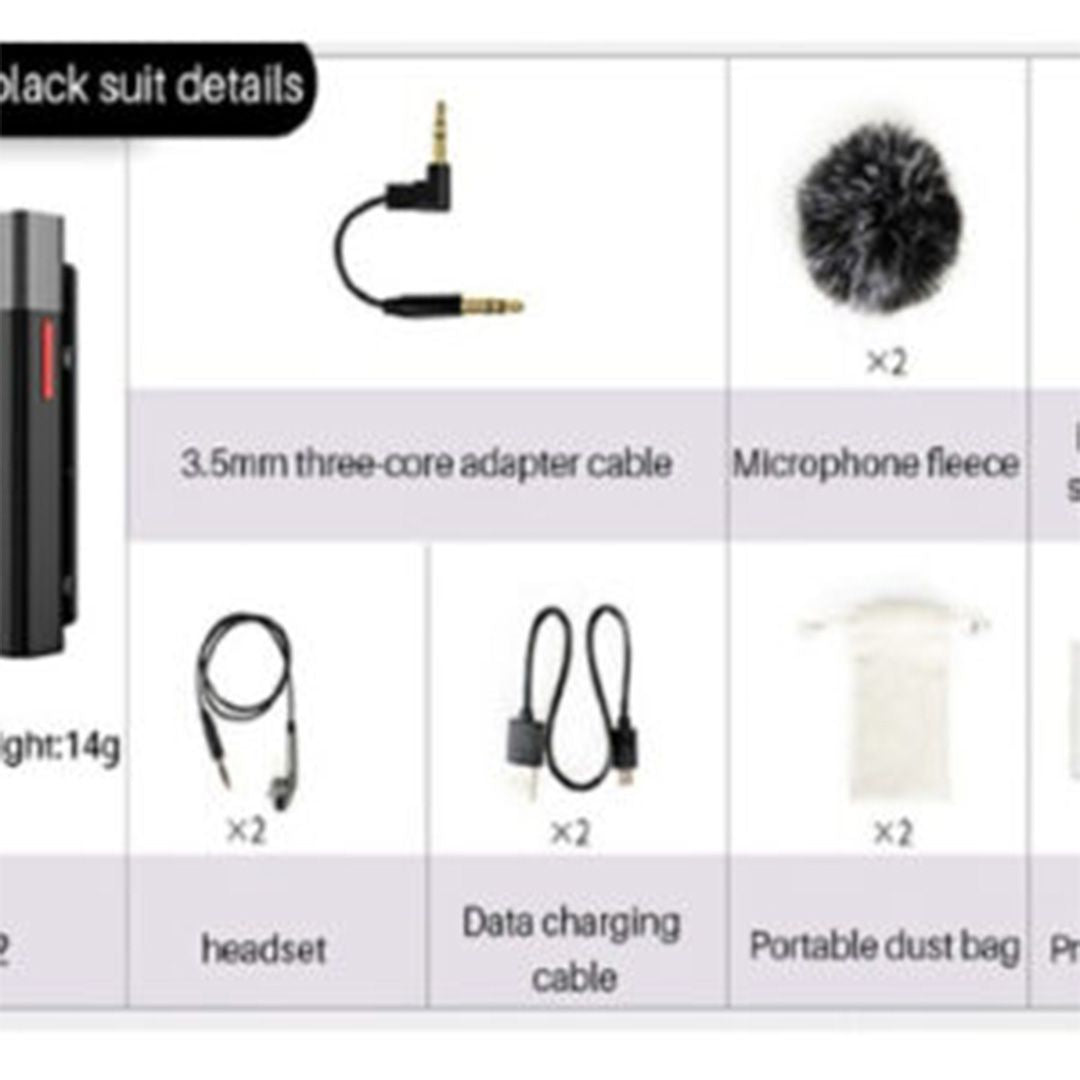 Sabinetek S610 TWS BK SmartMike+Bluetooth Microphone (Black)