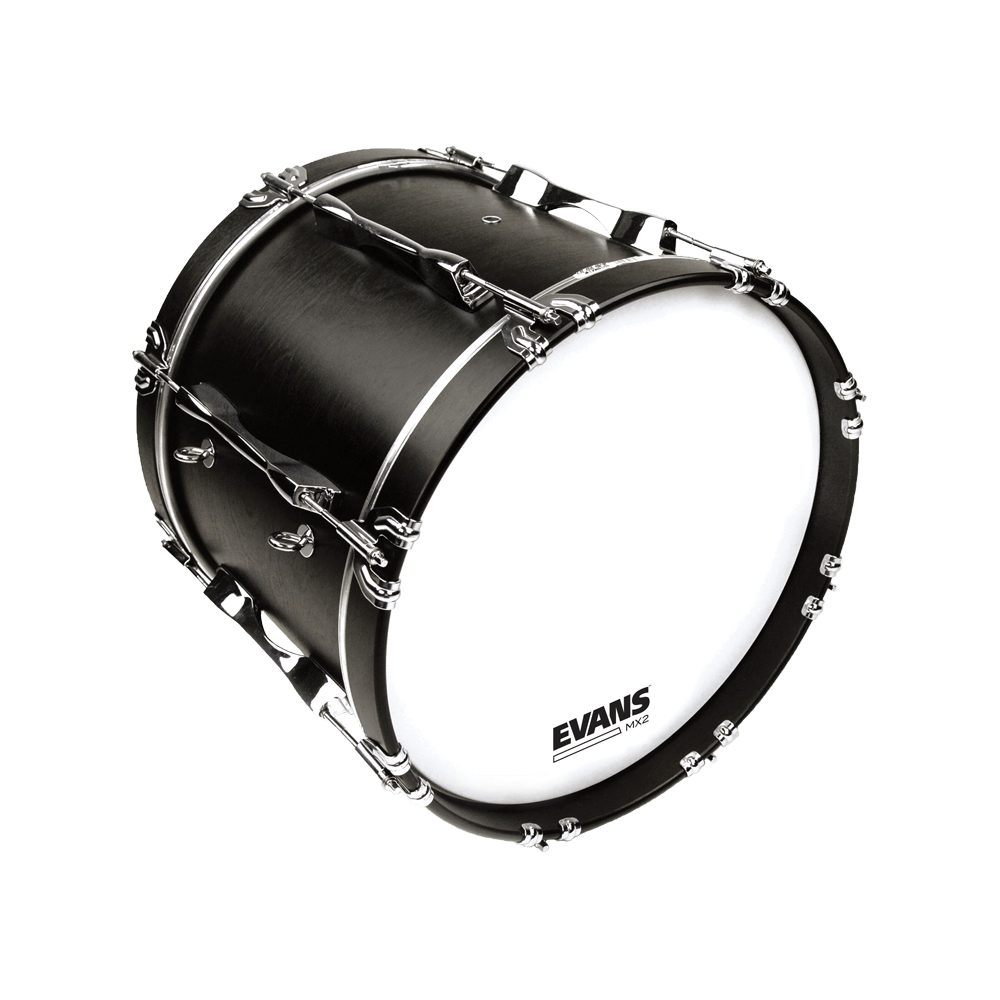 Evans BD20MX2W MX2 White Marching Bass Drumhead 20 inch | Musical Instruments Accessories | Musical Instruments. Musical Instruments: Accessories By Categories, Musical Instruments. Musical Instruments: Drumheads By Categories:, Musical Instruments. Musical Instruments: Marching Bass Drumheads | Evans