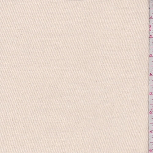 Beige 100% Cotton Bull Denim Fabric by the Yard Pre Washed 400GSM 20oz 7/21