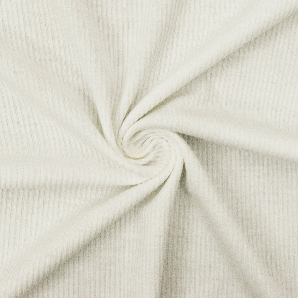 2 x 2 100% Polyester Rib Knit Stretch Fabric- Black SQ99 BK