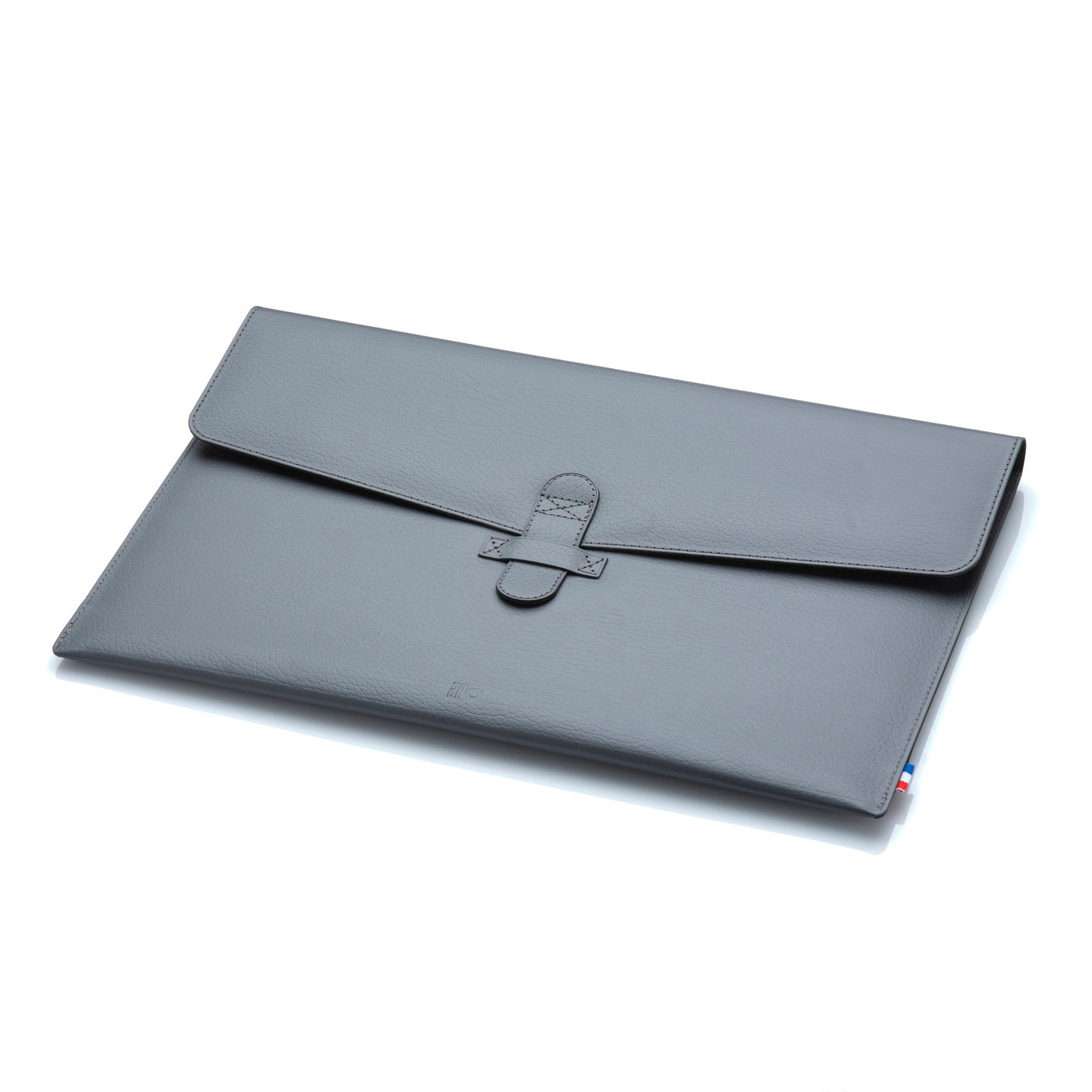 NAT - Housse MacBook Pro 13 / Air 13 en cuir recyclé - Gris