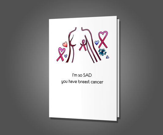 Get Huge Boobs, Breast Cancer Card – Offensive Occasions