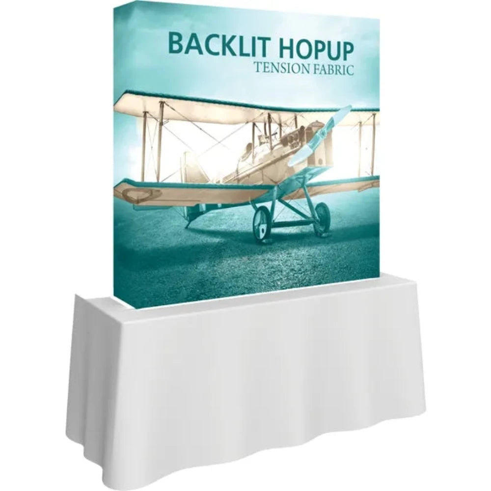 Hopup 5ft Backlit Straight Tabletop