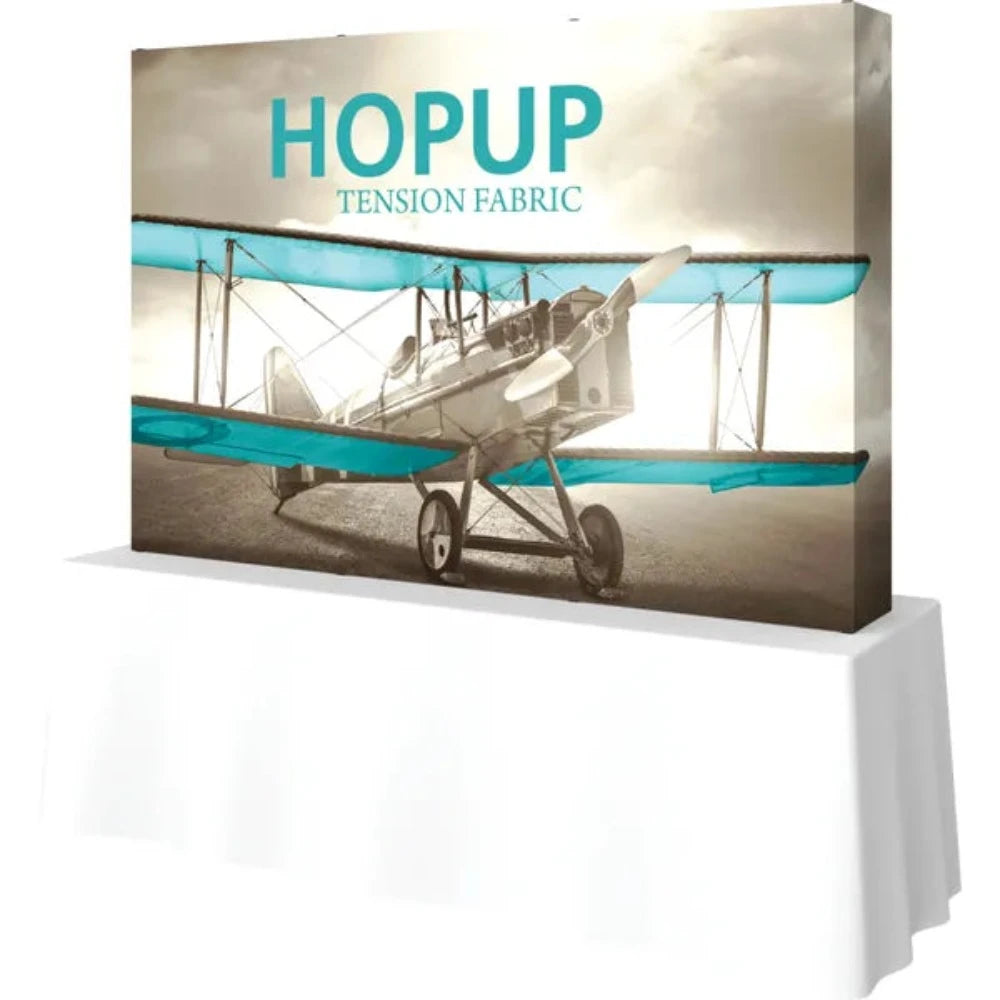 HOPUP 7.5FT STRAIGHT TABLETOP TENSION FABRIC DISPLAY