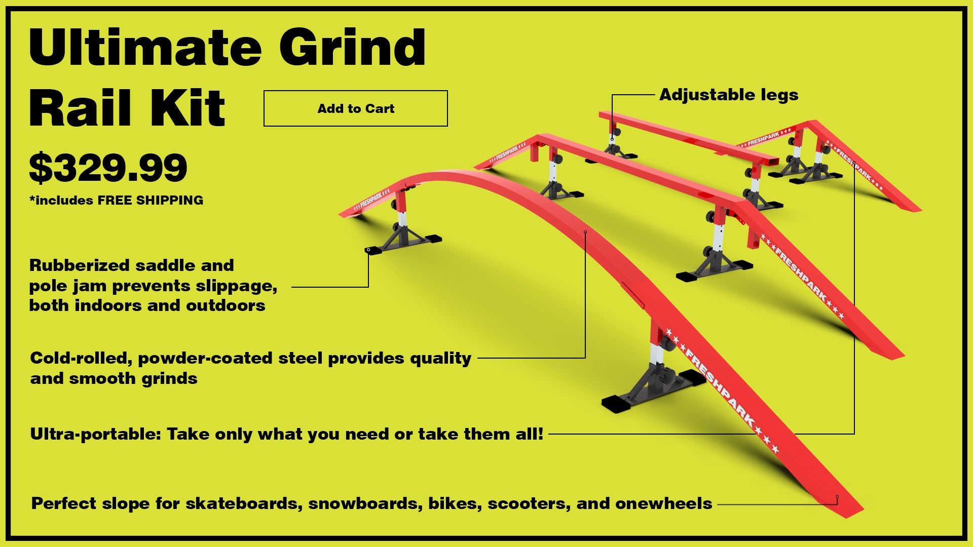 Ultimate Grind Rail Kit