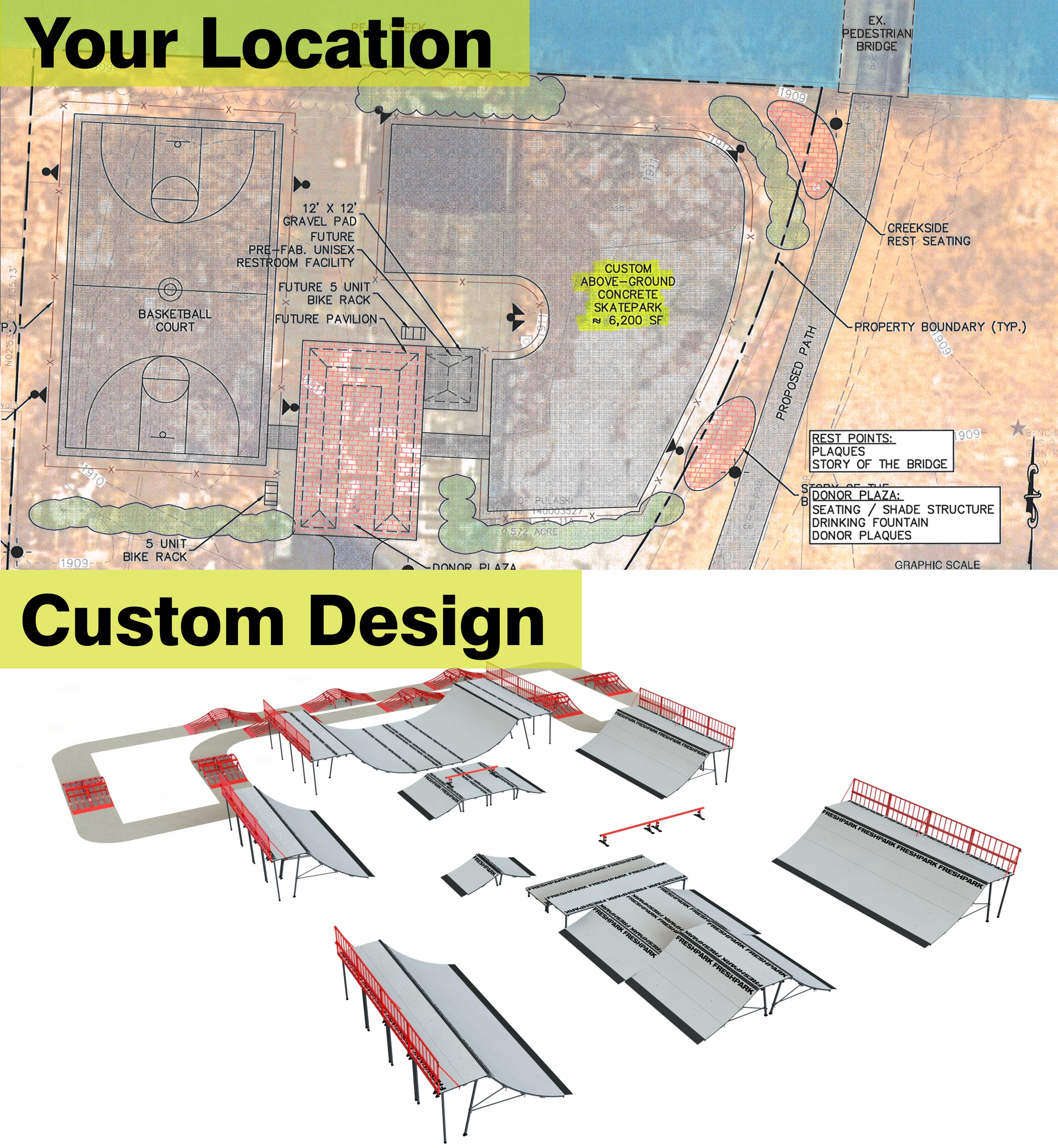 Your Location and Custom Design
