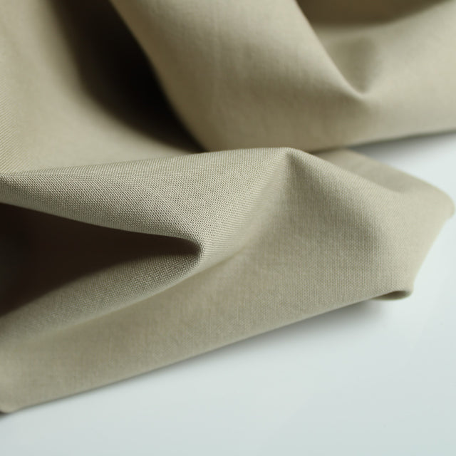 Khaki cotton fabric 59. Sold by 2 yard (CT24)