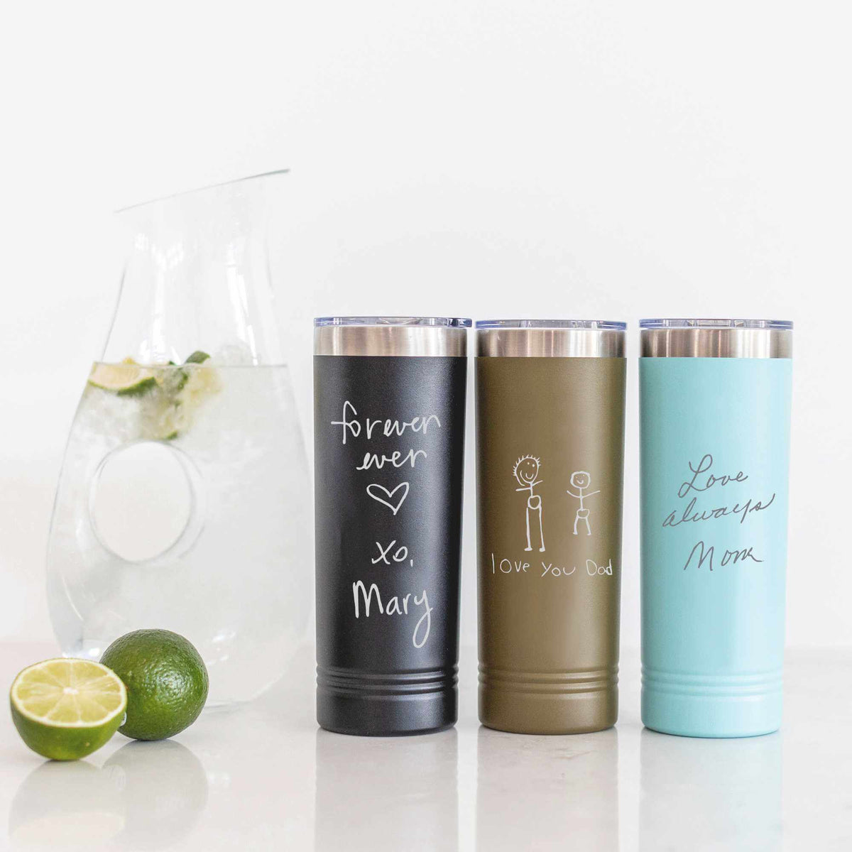 20 Oz Skinny Tumbler, Personalized Skinny Tumbler, Stainless Steel Tumbler,  Custom Tumbler, Personalized Cup, Insulated Tumbler With Straw 