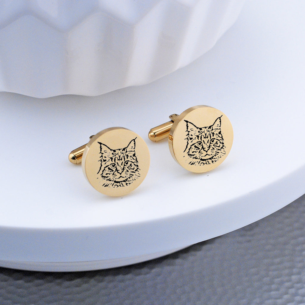 Pet Photo Cufflinks