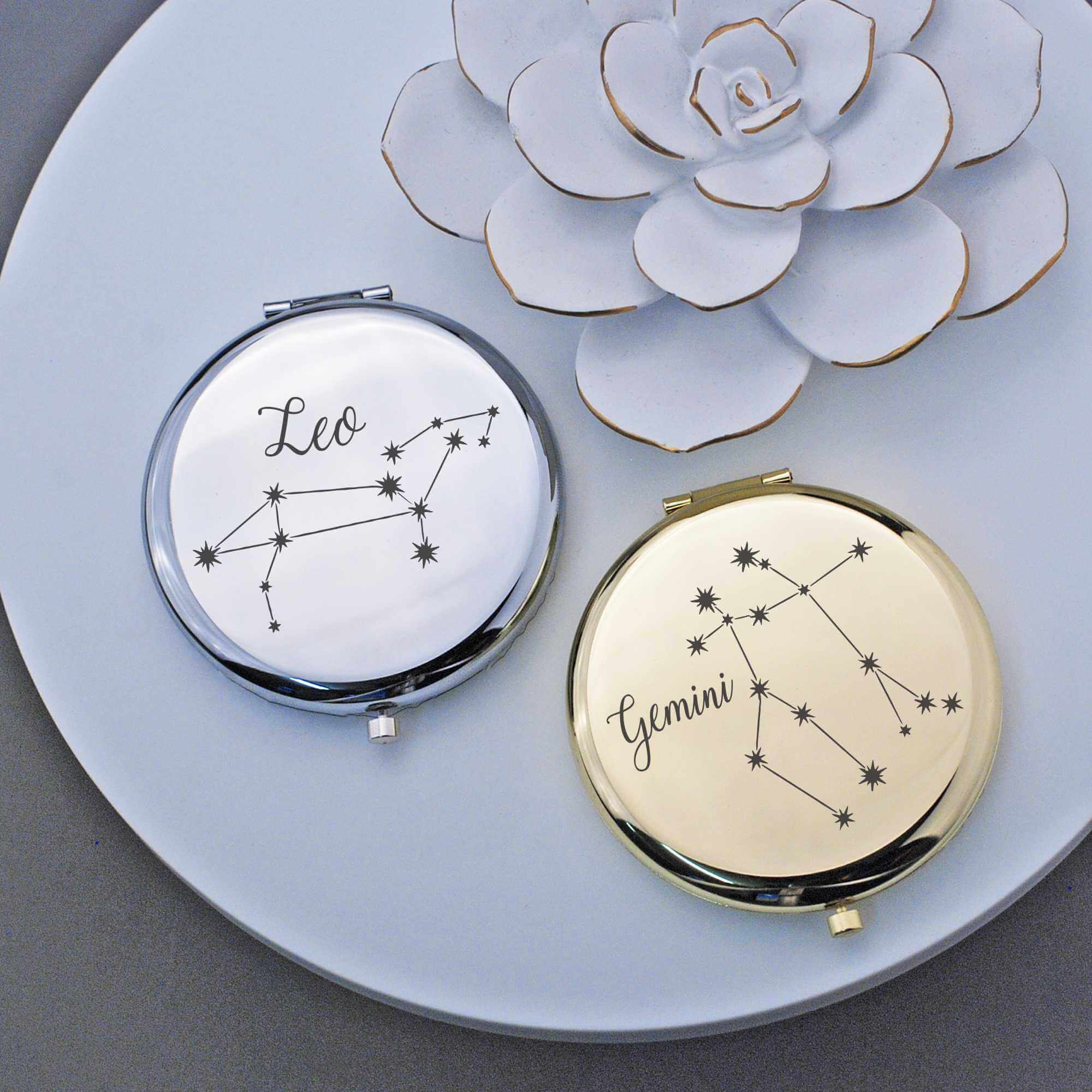 Custom Constellation Pocket Mirror