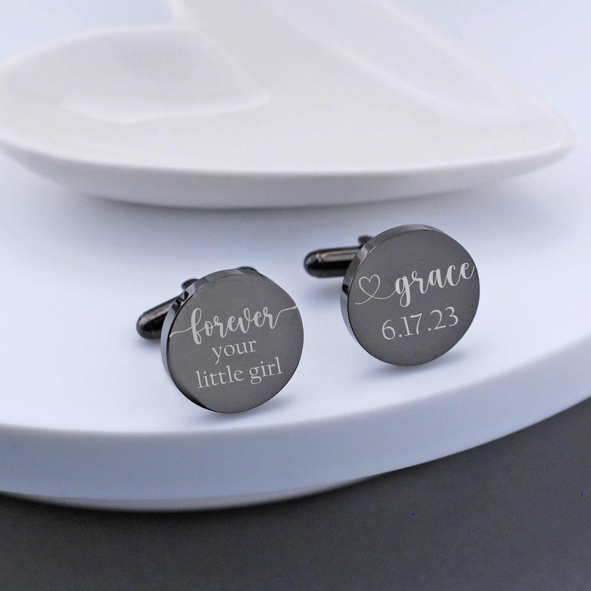 Forever Your Little Girl - Father of Bride Cufflinks